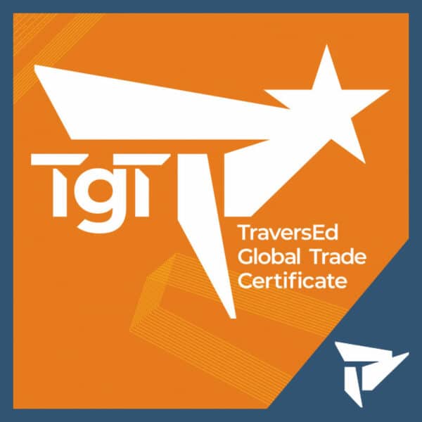 TraversEd Global Trade Certificate in organge